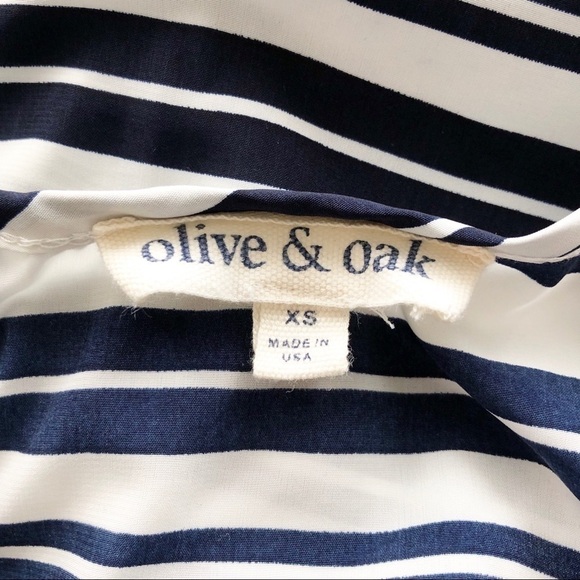 Olive & Oak Chiffon Striped Top - Picture 5 of 6